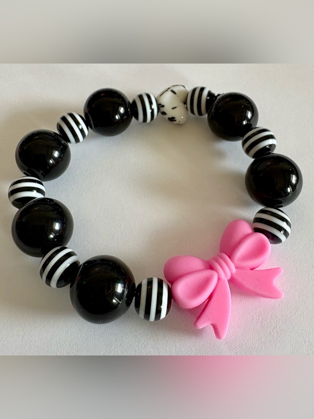 Sugar + Spice - Handmade Stretch Bead Bracelet